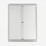 Bisley 1000mm wide Essentials Tambour Unit (1270mm) (2 shelves) Goose Grey