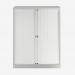 Bisley 1000mm wide Essentials Tambour Unit (1270mm) (2 shelves) Goose Grey