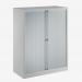 Bisley 1000mm wide Essentials Tambour Unit (1270mm) (2 shelves) Goose Grey