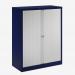Bisley 1000mm wide Essentials Tambour Unit (1270mm) (2 shelves) Oxford Blue