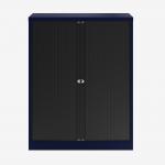 Bisley 1000mm wide Essentials Tambour Unit (1270mm) (2 shelves) Oxford Blue
