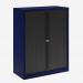 Bisley 1000mm wide Essentials Tambour Unit (1270mm) (2 shelves) Oxford Blue