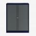 Bisley 1000mm wide Essentials Tambour Unit (1270mm) (2 shelves) Oxford Blue