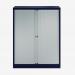 Bisley 1000mm wide Essentials Tambour Unit (1270mm) (2 shelves) Oxford Blue