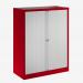 Bisley 1000mm wide Essentials Tambour Unit (1270mm) (2 shelves) Cardinal Red