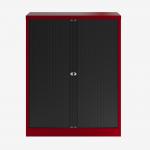 Bisley 1000mm wide Essentials Tambour Unit (1270mm) (2 shelves) Cardinal Red