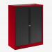 Bisley 1000mm wide Essentials Tambour Unit (1270mm) (2 shelves) Cardinal Red