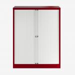 Bisley 1000mm wide Essentials Tambour Unit (1270mm) (2 shelves) Cardinal Red