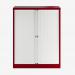 Bisley 1000mm wide Essentials Tambour Unit (1270mm) (2 shelves) Cardinal Red
