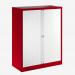 Bisley 1000mm wide Essentials Tambour Unit (1270mm) (2 shelves) Cardinal Red