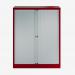 Bisley 1000mm wide Essentials Tambour Unit (1270mm) (2 shelves) Cardinal Red