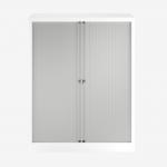Bisley 1000mm wide Essentials Tambour Unit (1270mm) (2 shelves) Traffic White