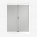 Bisley 1000mm wide Essentials Tambour Unit (1270mm) (2 shelves) Traffic White