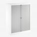 Bisley 1000mm wide Essentials Tambour Unit (1270mm) (2 shelves) Traffic White
