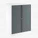 Bisley 1000mm wide Essentials Tambour Unit (1270mm) (2 shelves) Traffic White