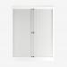 Bisley 1000mm wide Essentials Tambour Unit (1270mm) (2 shelves) Traffic White