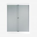 Bisley 1000mm wide Essentials Tambour Unit (1270mm) (2 shelves) Traffic White