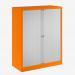 Bisley 1000mm wide Essentials Tambour Unit (1270mm) (2 shelves) Bisley Orange