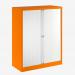 Bisley 1000mm wide Essentials Tambour Unit (1270mm) (2 shelves) Bisley Orange