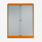 Bisley 1000mm wide Essentials Tambour Unit (1270mm) (2 shelves) Bisley Orange