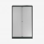 Bisley 1000mm wide Essentials Tambour Unit (1570mm) (3 shelves) Anthracite Grey