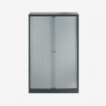 Bisley 1000mm wide Essentials Tambour Unit (1570mm) (3 shelves) Anthracite Grey
