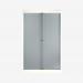 Bisley 1000mm wide Essentials Tambour Unit (1570mm) (3 shelves) Chalk
