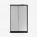 Bisley 1000mm wide Essentials Tambour Unit (1570mm) (3 shelves) Black