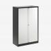 Bisley 1000mm wide Essentials Tambour Unit (1570mm) (3 shelves) Black