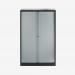 Bisley 1000mm wide Essentials Tambour Unit (1570mm) (3 shelves) Black