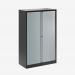 Bisley 1000mm wide Essentials Tambour Unit (1570mm) (3 shelves) Black