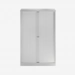 Bisley 1000mm wide Essentials Tambour Unit (1570mm) (3 shelves) Goose Grey