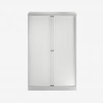 Bisley 1000mm wide Essentials Tambour Unit (1570mm) (3 shelves) Goose Grey