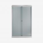 Bisley 1000mm wide Essentials Tambour Unit (1570mm) (3 shelves) Goose Grey