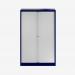 Bisley 1000mm wide Essentials Tambour Unit (1570mm) (3 shelves) Oxford Blue
