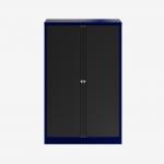 Bisley 1000mm wide Essentials Tambour Unit (1570mm) (3 shelves) Oxford Blue