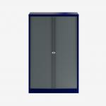 Bisley 1000mm wide Essentials Tambour Unit (1570mm) (3 shelves) Oxford Blue