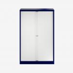 Bisley 1000mm wide Essentials Tambour Unit (1570mm) (3 shelves) Oxford Blue