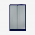 Bisley 1000mm wide Essentials Tambour Unit (1570mm) (3 shelves) Oxford Blue
