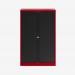 Bisley 1000mm wide Essentials Tambour Unit (1570mm) (3 shelves) Cardinal Red