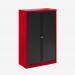 Bisley 1000mm wide Essentials Tambour Unit (1570mm) (3 shelves) Cardinal Red