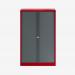Bisley 1000mm wide Essentials Tambour Unit (1570mm) (3 shelves) Cardinal Red