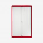 Bisley 1000mm wide Essentials Tambour Unit (1570mm) (3 shelves) Cardinal Red