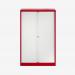 Bisley 1000mm wide Essentials Tambour Unit (1570mm) (3 shelves) Cardinal Red