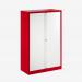 Bisley 1000mm wide Essentials Tambour Unit (1570mm) (3 shelves) Cardinal Red