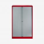Bisley 1000mm wide Essentials Tambour Unit (1570mm) (3 shelves) Cardinal Red
