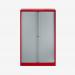 Bisley 1000mm wide Essentials Tambour Unit (1570mm) (3 shelves) Cardinal Red