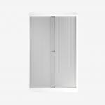 Bisley 1000mm wide Essentials Tambour Unit (1570mm) (3 shelves) Traffic White
