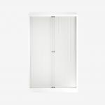 Bisley 1000mm wide Essentials Tambour Unit (1570mm) (3 shelves) Traffic White
