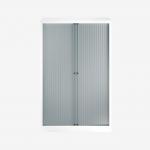 Bisley 1000mm wide Essentials Tambour Unit (1570mm) (3 shelves) Traffic White